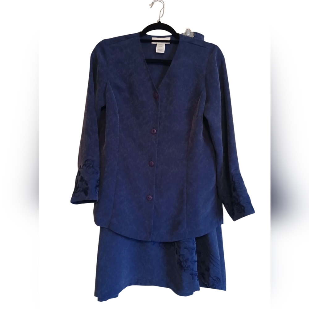 Susan Bristol Skirt Suit Womens  Size Small
